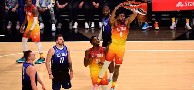 开云APP-全明星球员评分 双探花米切尔高分 077约基奇划水